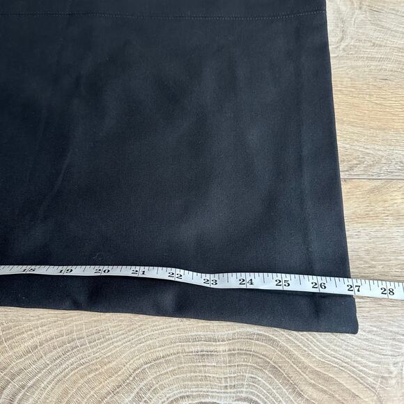 Banana Republic High Rise Wide Leg Cropped Everywhere Ponte Pant Black 713496 L - Picture 11 of 11